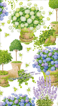 Potted Hydrangeas Napkin