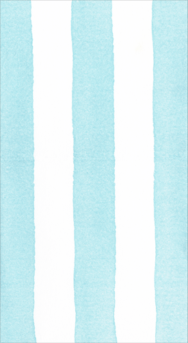 Cafe Stripe Aqua Paper Linen Napkin