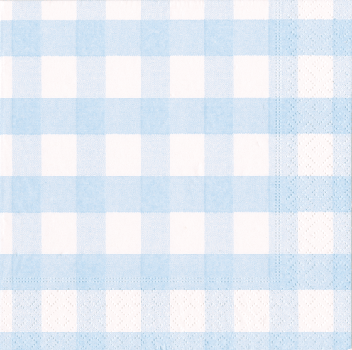 Gingham Cocktail Napkin