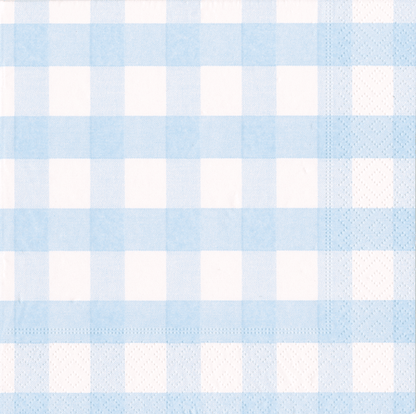 Gingham Cocktail Napkin