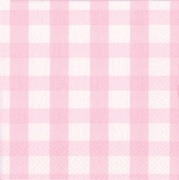 Gingham Cocktail Napkin
