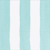 Cafe Stripe Aqua Paper Linen Napkin