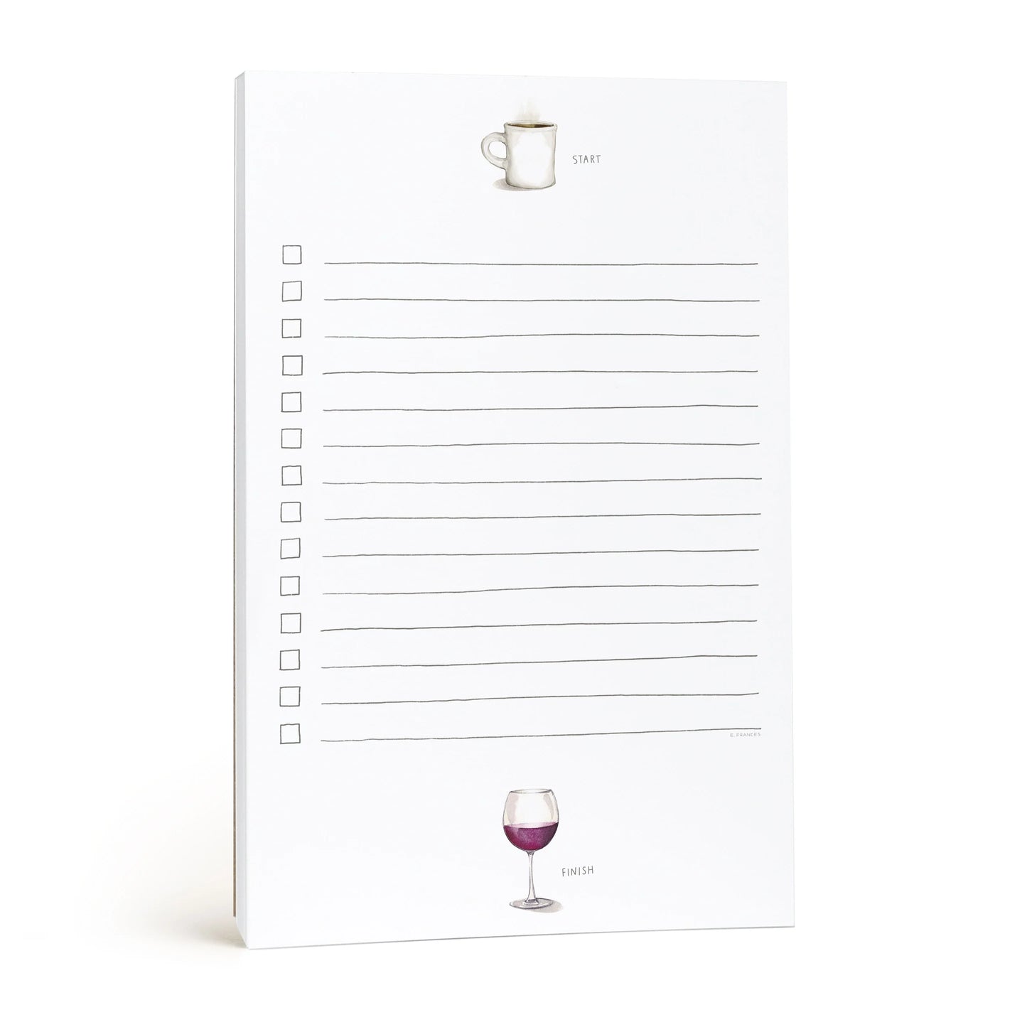Start and Finish Notepad