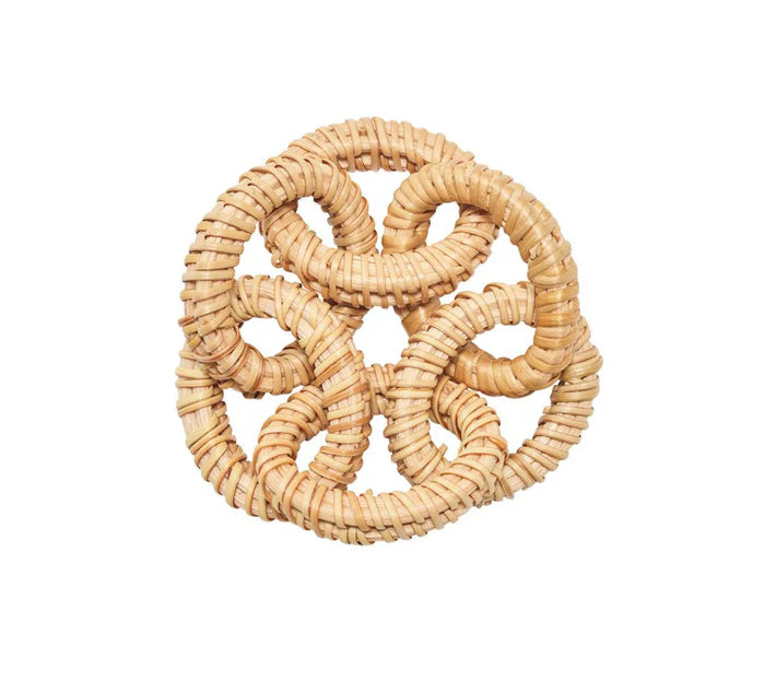 Rattan Link Napkin Ring in Natural