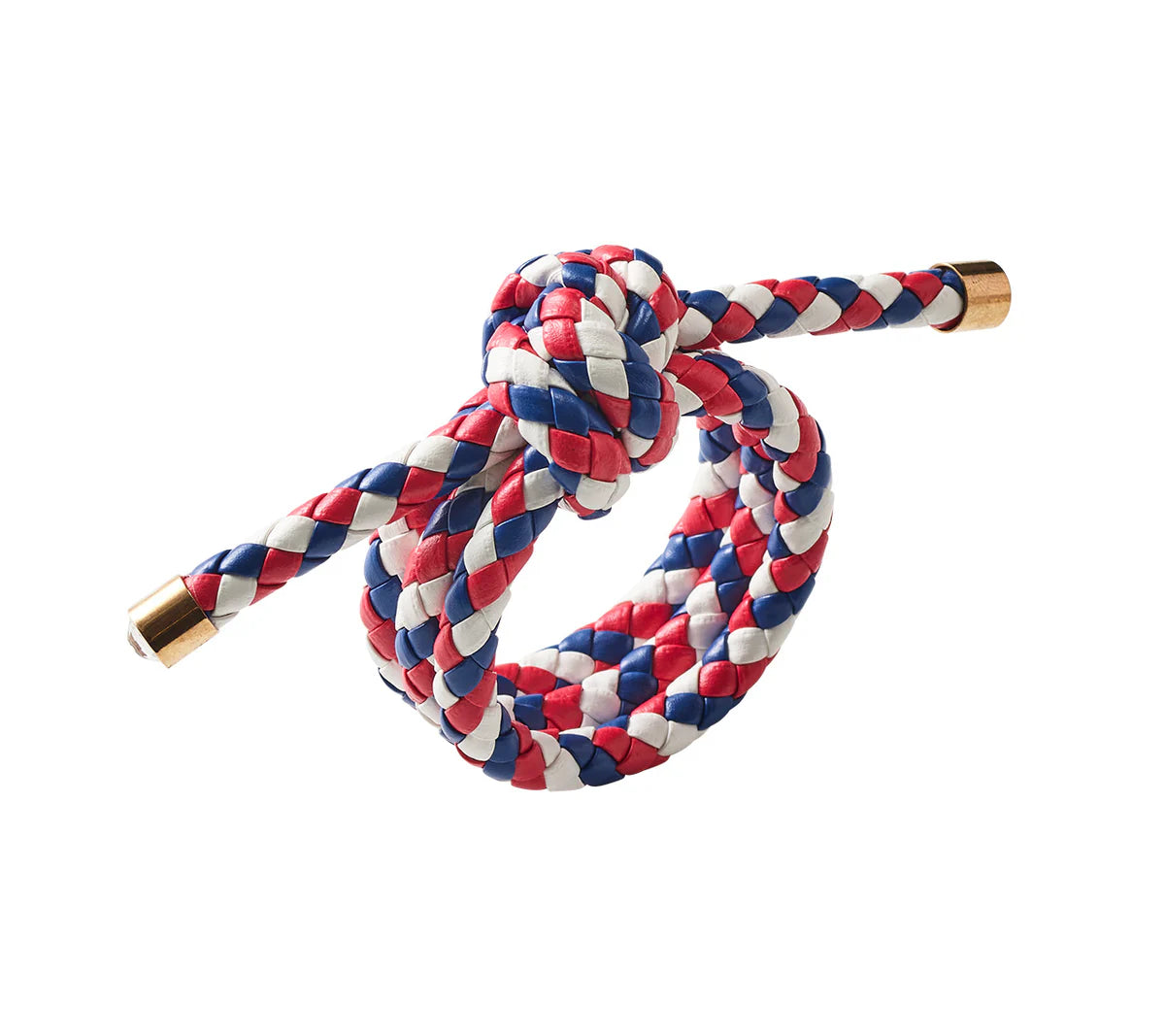 Rope Knot Napkin Ring in Red, White, Blue