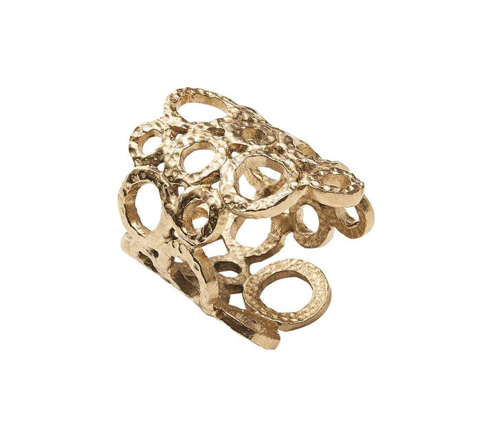 Orbit Napkin Ring in Gold