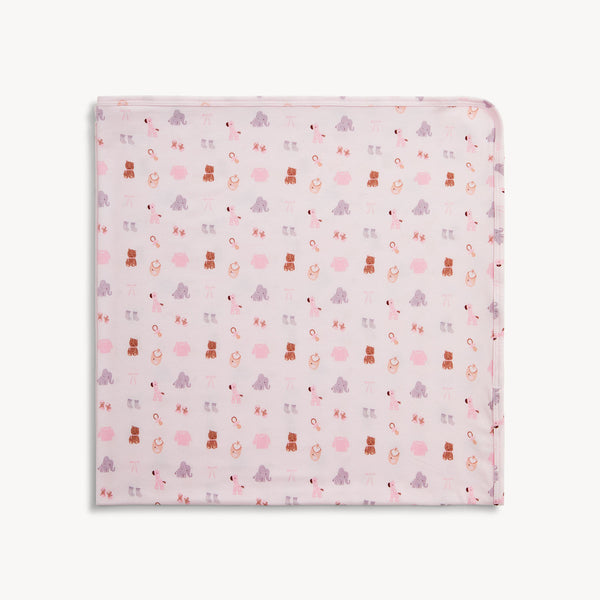 Nursery Nostalgia Pink Modal Blanket