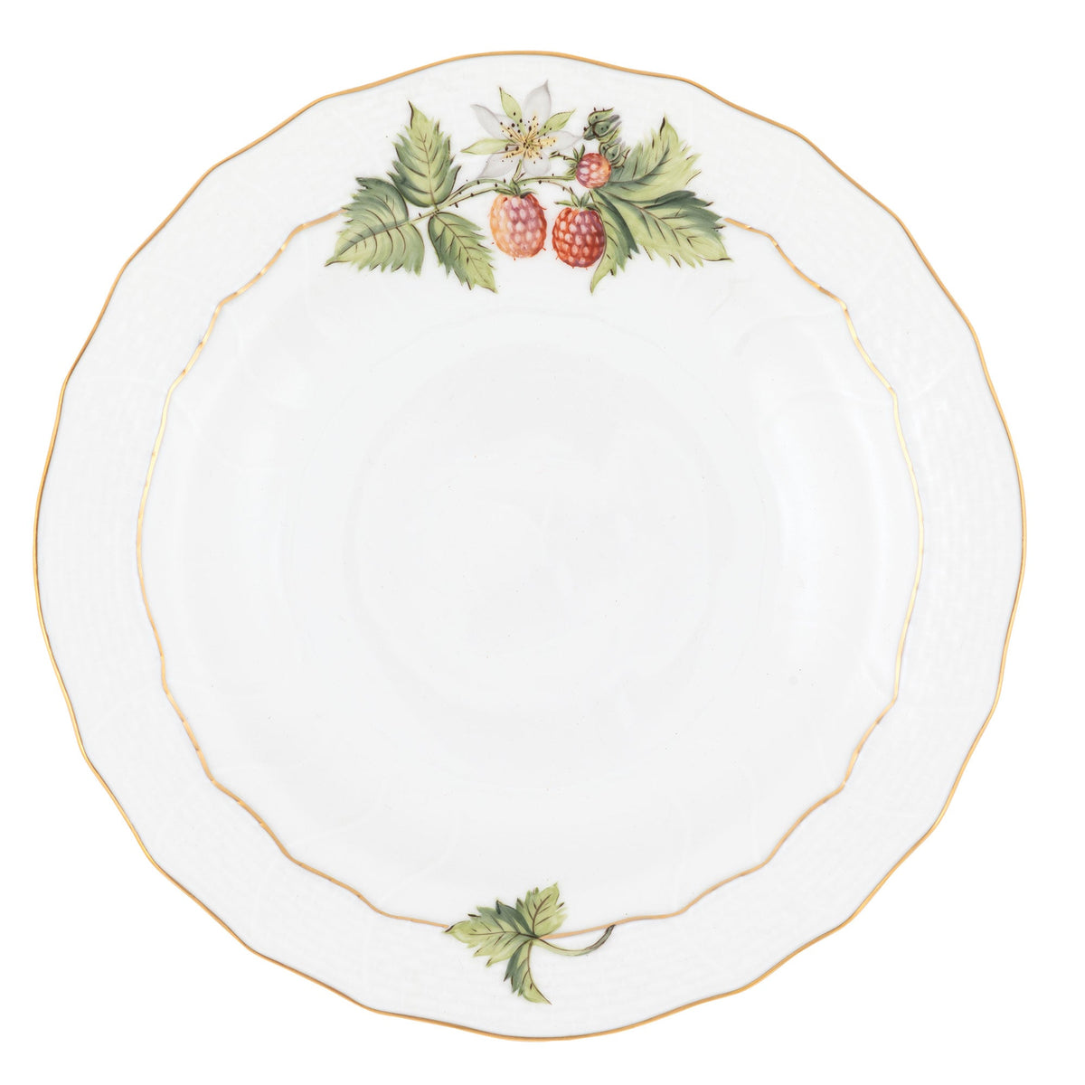 Summer Harvest Dessert Plate - Raspberry, Motif 2