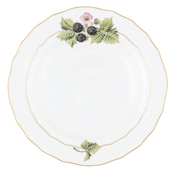 Summer Harvest Dessert Plate - Blackberry, Motif 4