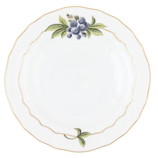 Summer Harvest Dessert Plate - Blueberry, Motif 6