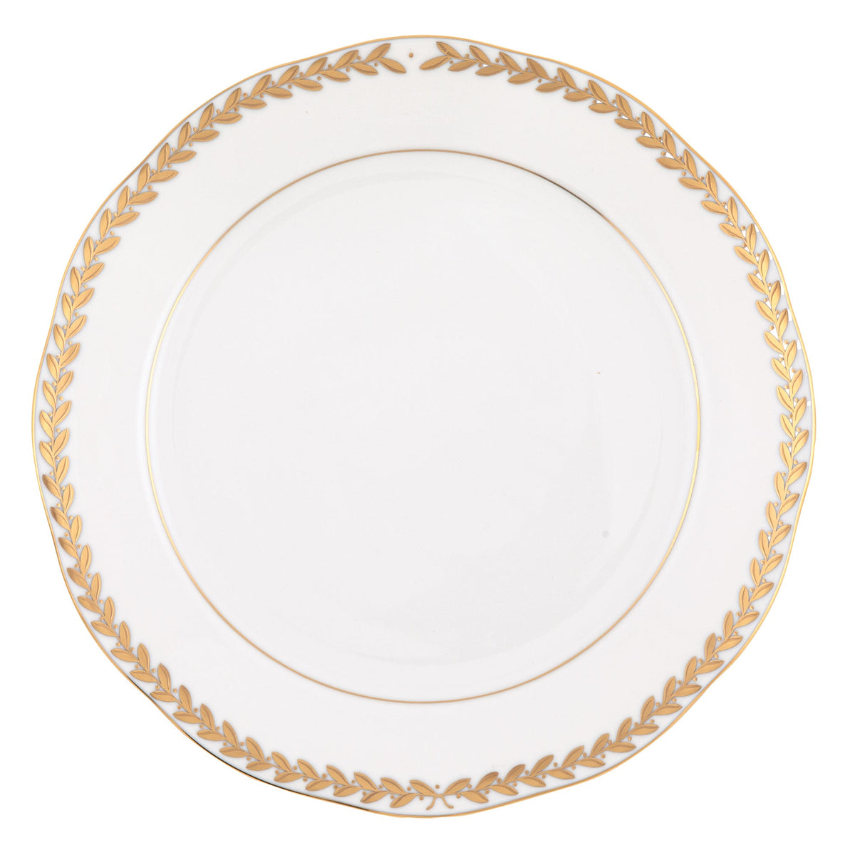 Golden Laurel Dessert Plate
