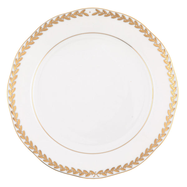 Golden Laurel Dessert Plate