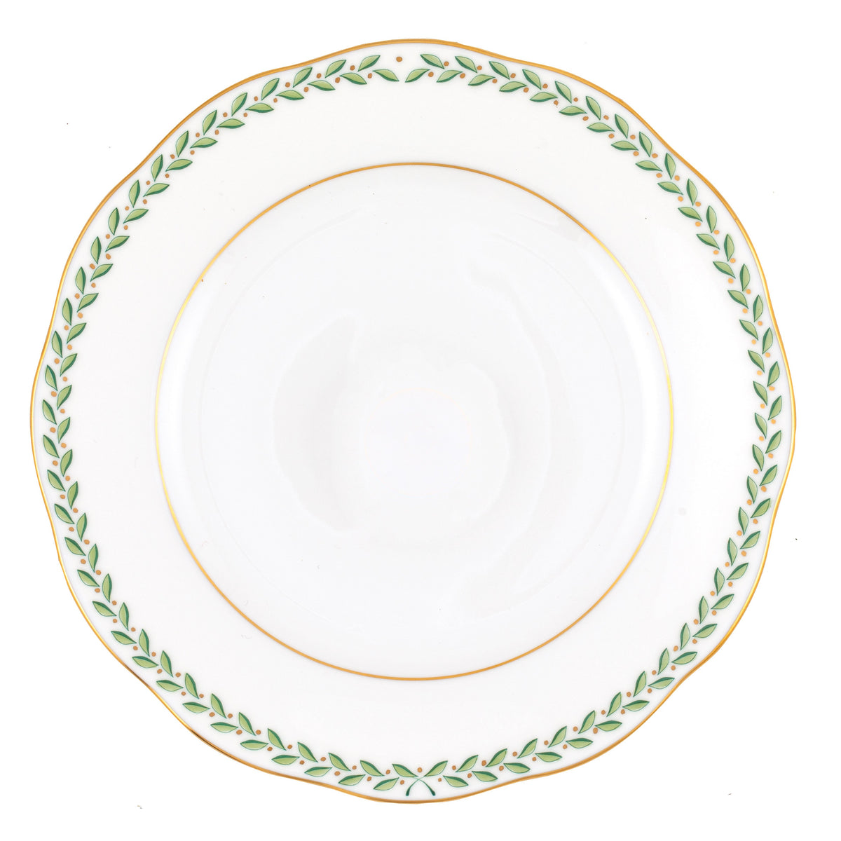 Green Laurel Bread and Butter Plate