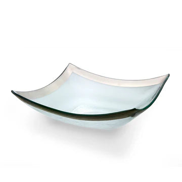 Platinum Large Roman Antique Four Point Bowl