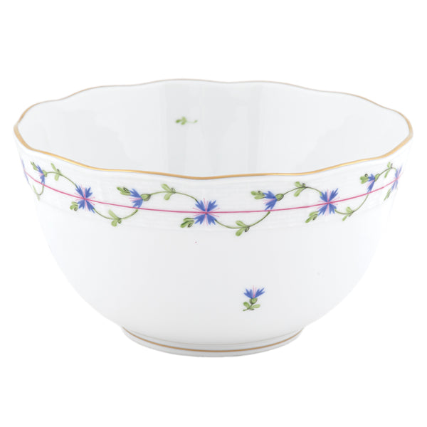 Blue Garland Round Bowl