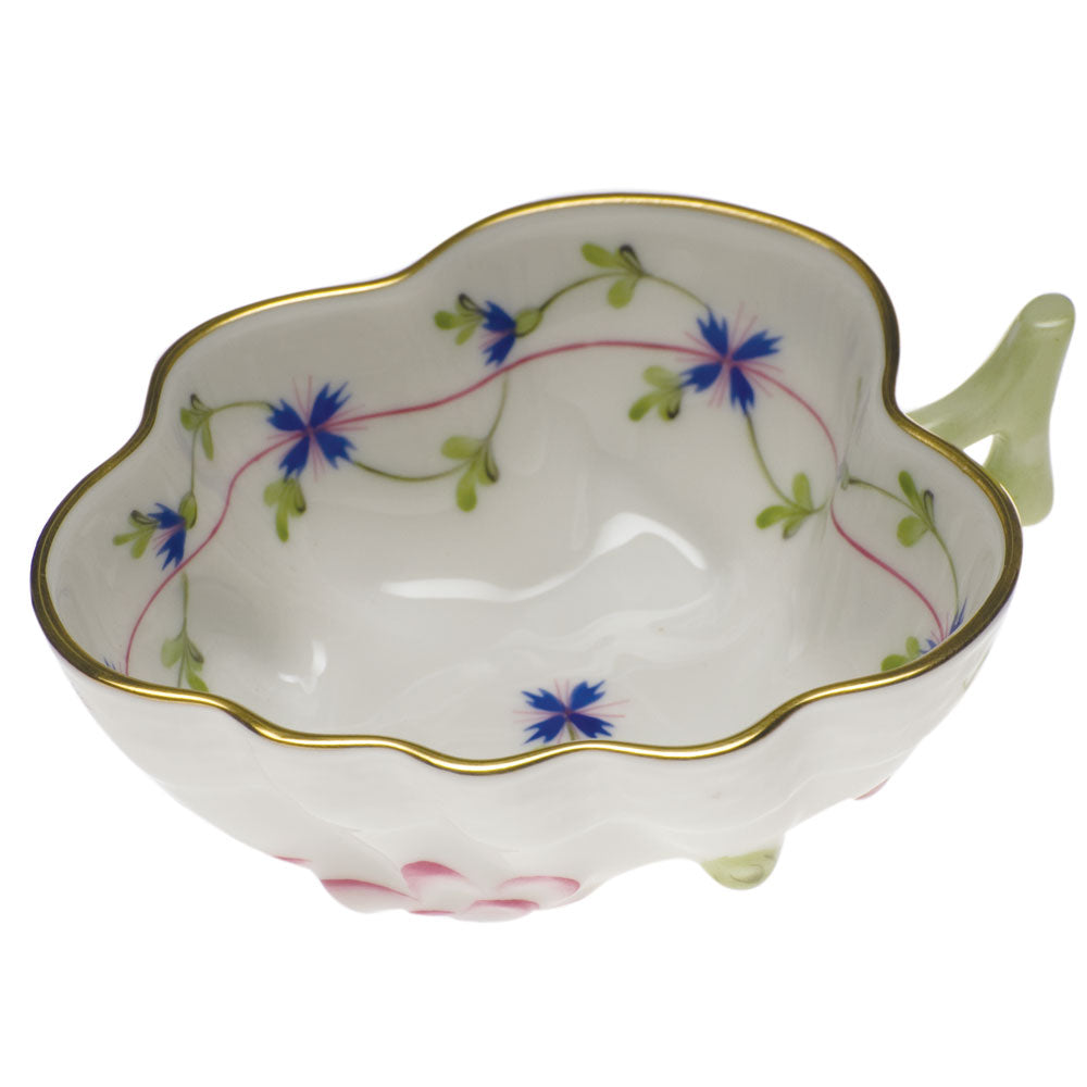 Blue Garland Deep Leaf Dish