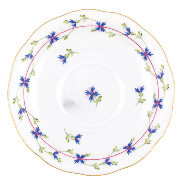 Blue Garland Tea Saucer