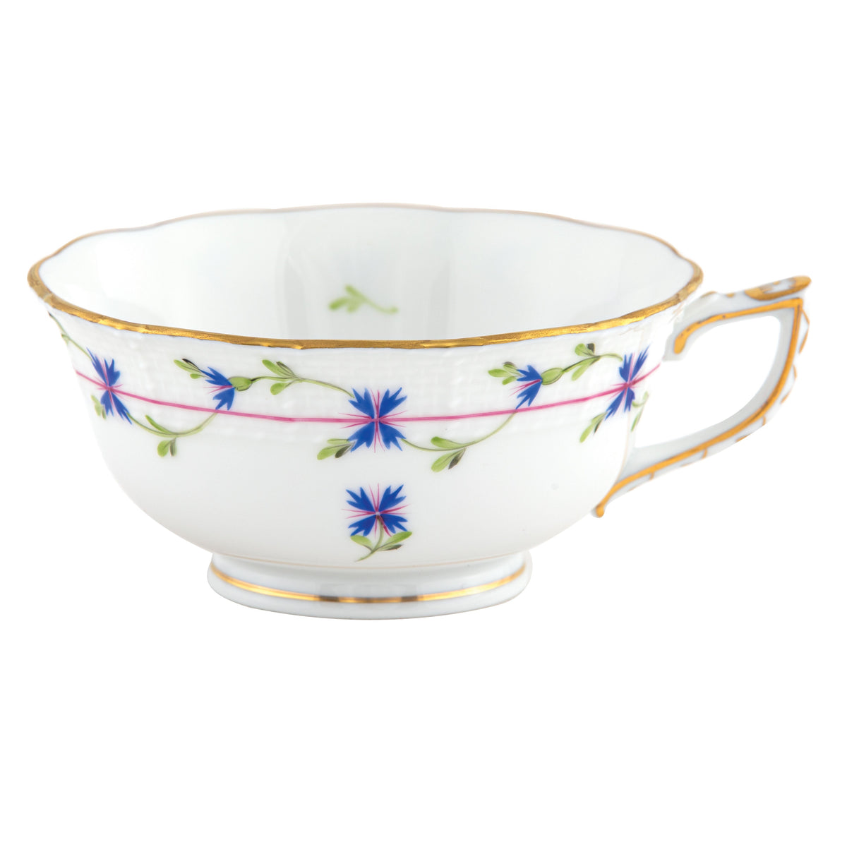 Blue Garland Tea Cup