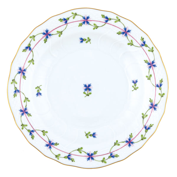 Blue Garland Dessert Plate