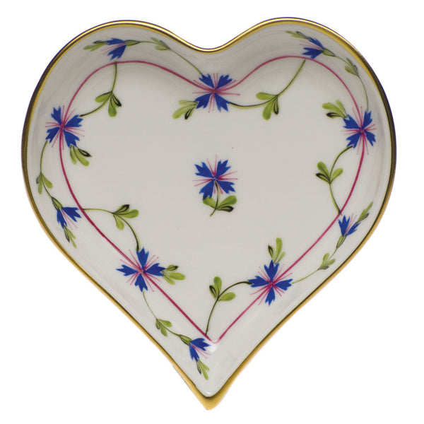 Blue Garland Small Heart Tray