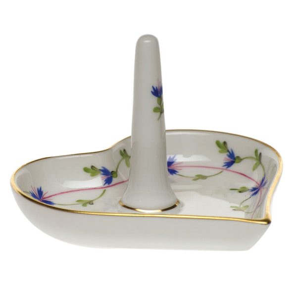 Blue Garland Ring Holder, Motif 91