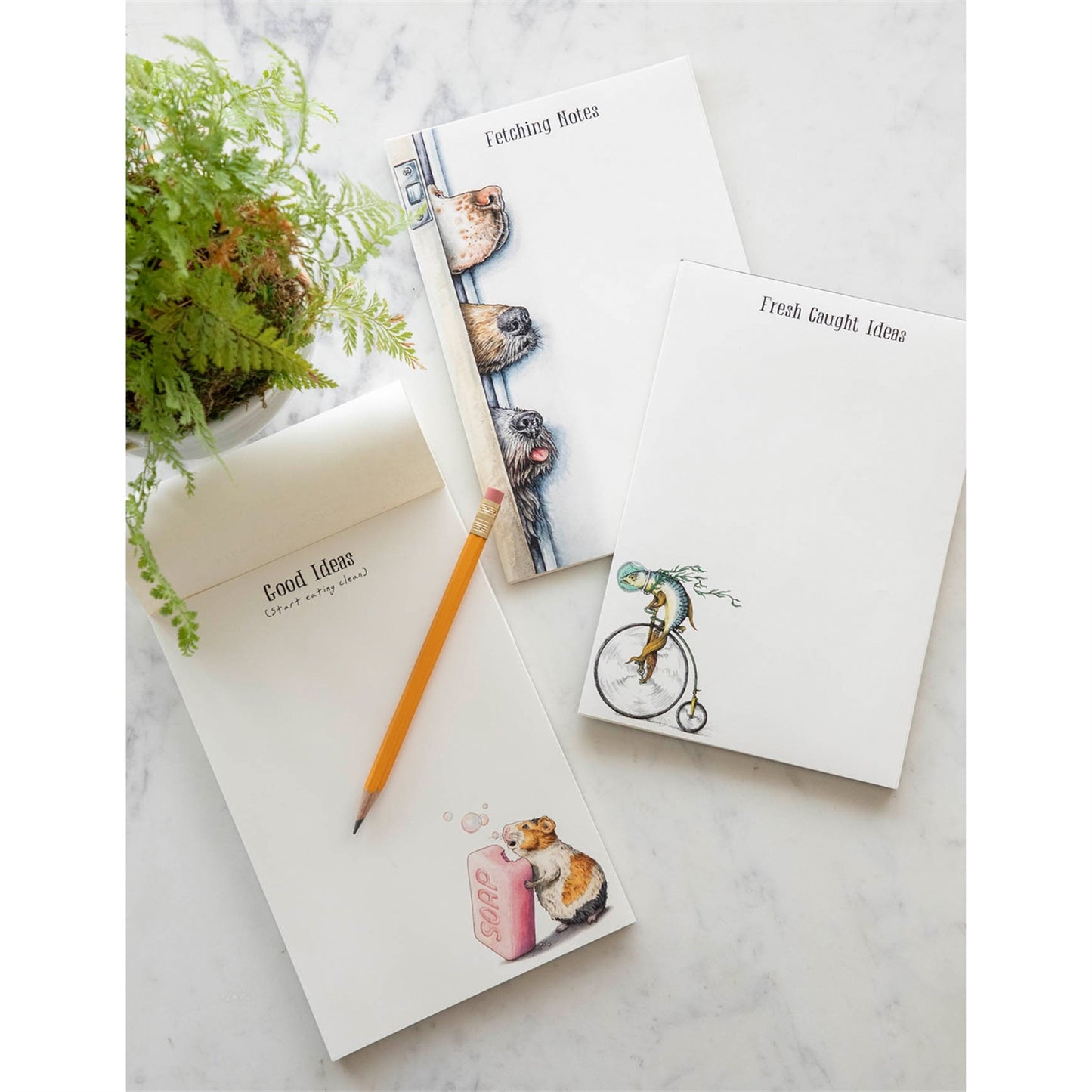 Fresh Caught Ideas Notepad