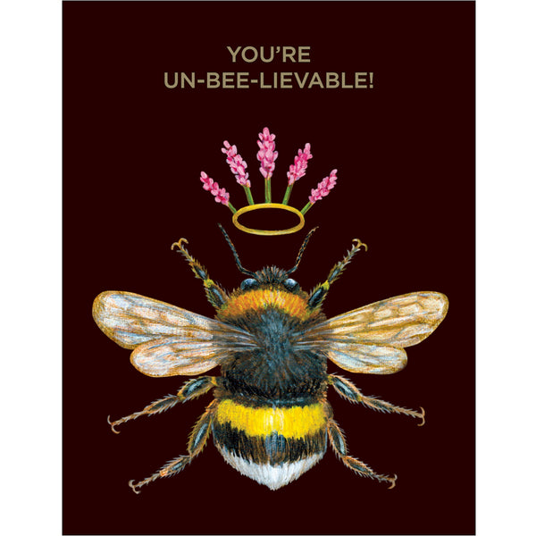 Un-bee-lievable Bee Card