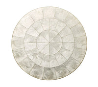 Round Capiz Placemat in Natural