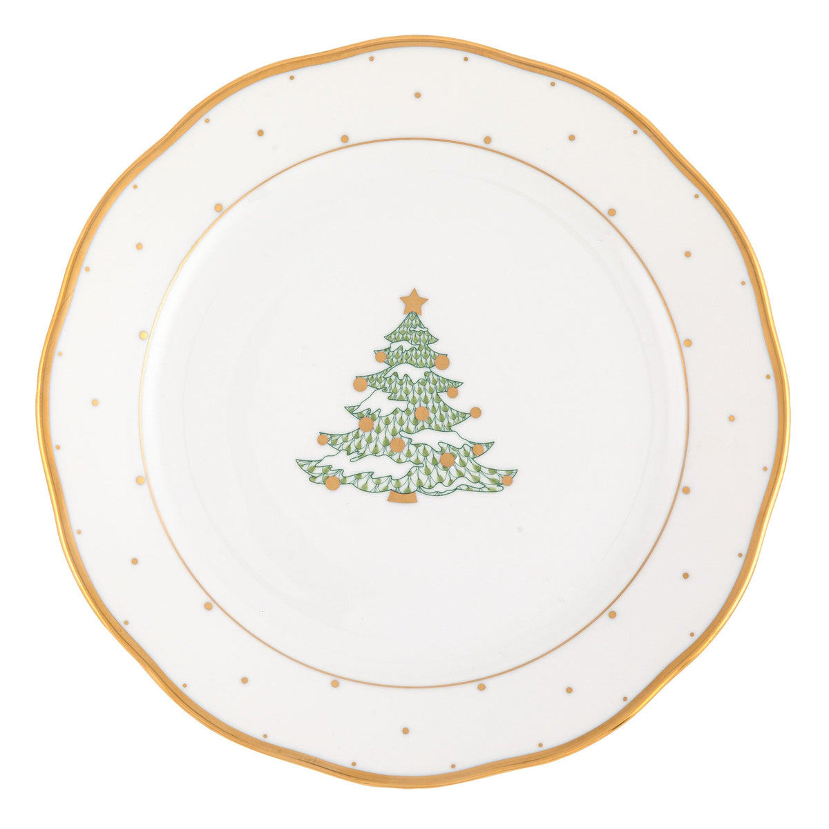Christmas Dinner Plate - Tree