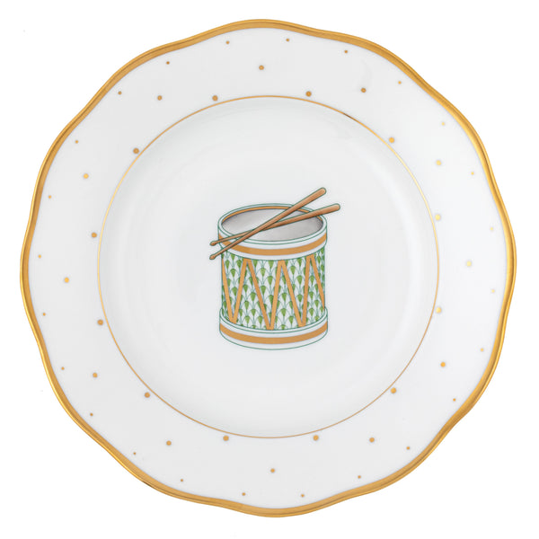 Christmas Dessert Plate - Drum, Drum