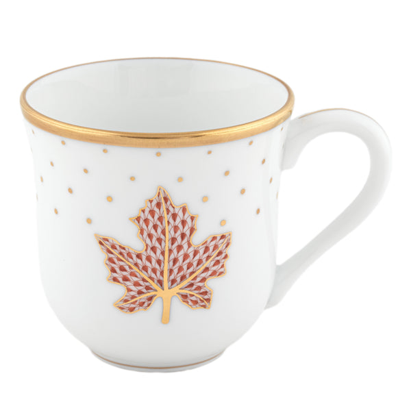 Fall Dessert Mug - Maple Leaf