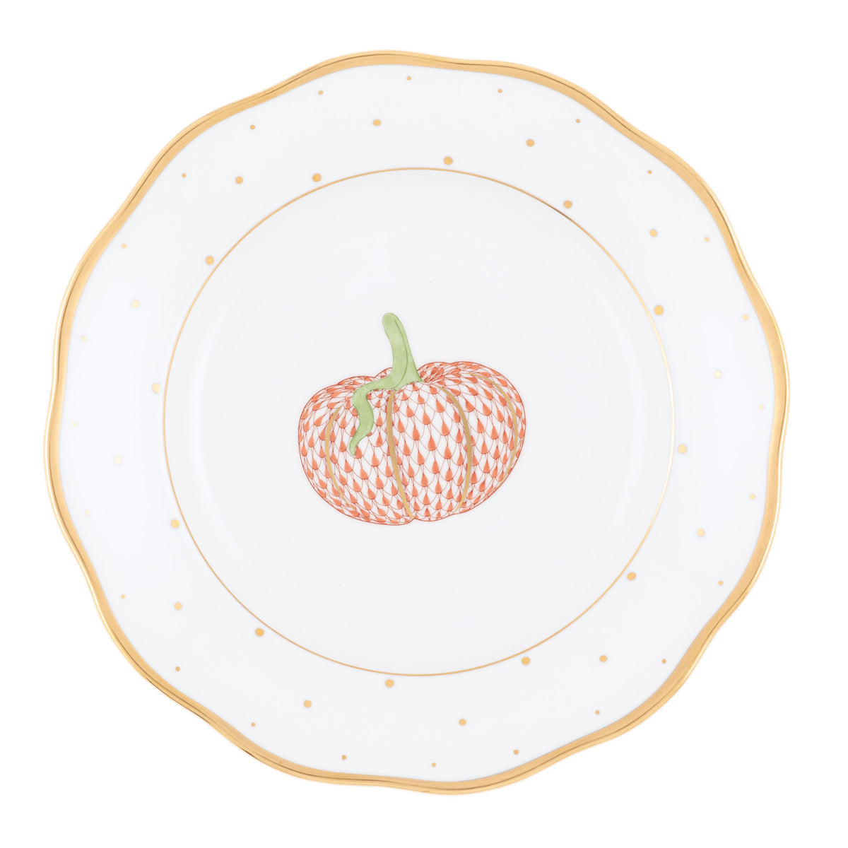 Fall Dessert Dessert Plate - Pumpkin