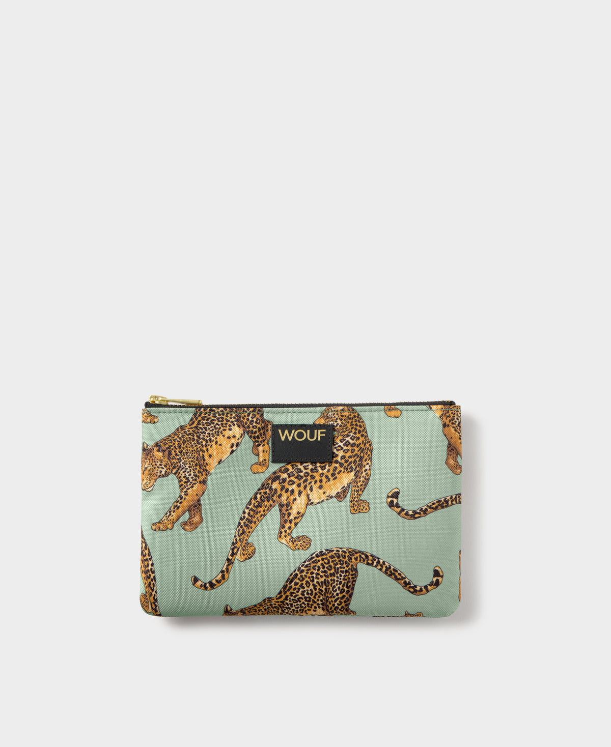 Emerald Leopard Pouch