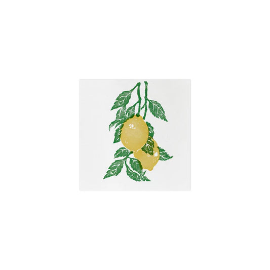 Papersoft Napkins Limoni Cocktail Napkins