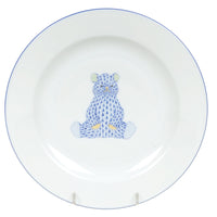 Plate with Abc — Blue · Bear
