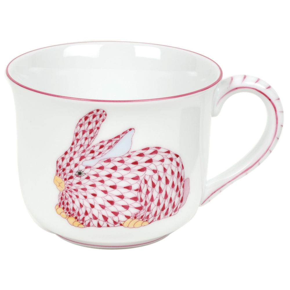 Mug with Abc — Raspberry · Bunny