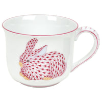 Mug with Abc — Raspberry · Bunny