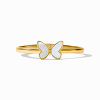 Julie Vos Papillon Hinge Bangle, Mother of Pearl