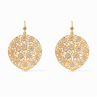 Julie Vos Peacock Earring, Cubic Zirconia