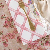 Pink Lattice Placemat