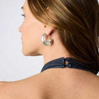 Julie Vos Sterling Portofino Statement Hoop