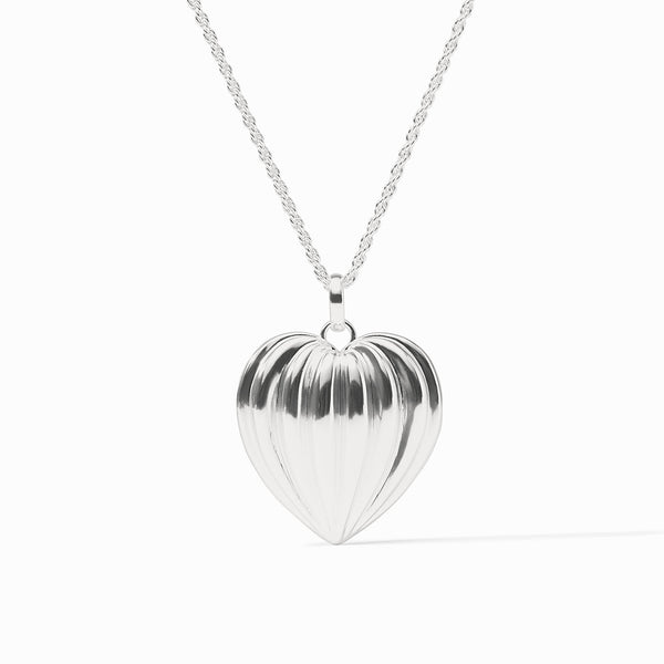 Sterling Puffy Heart Locket