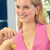 Julie Vos Puffy Heart Statement Stud