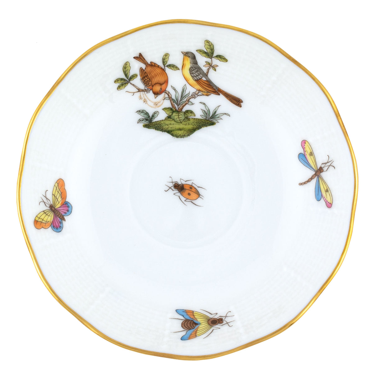 Rothschild Bird After Dinner Saucer, Motif 7