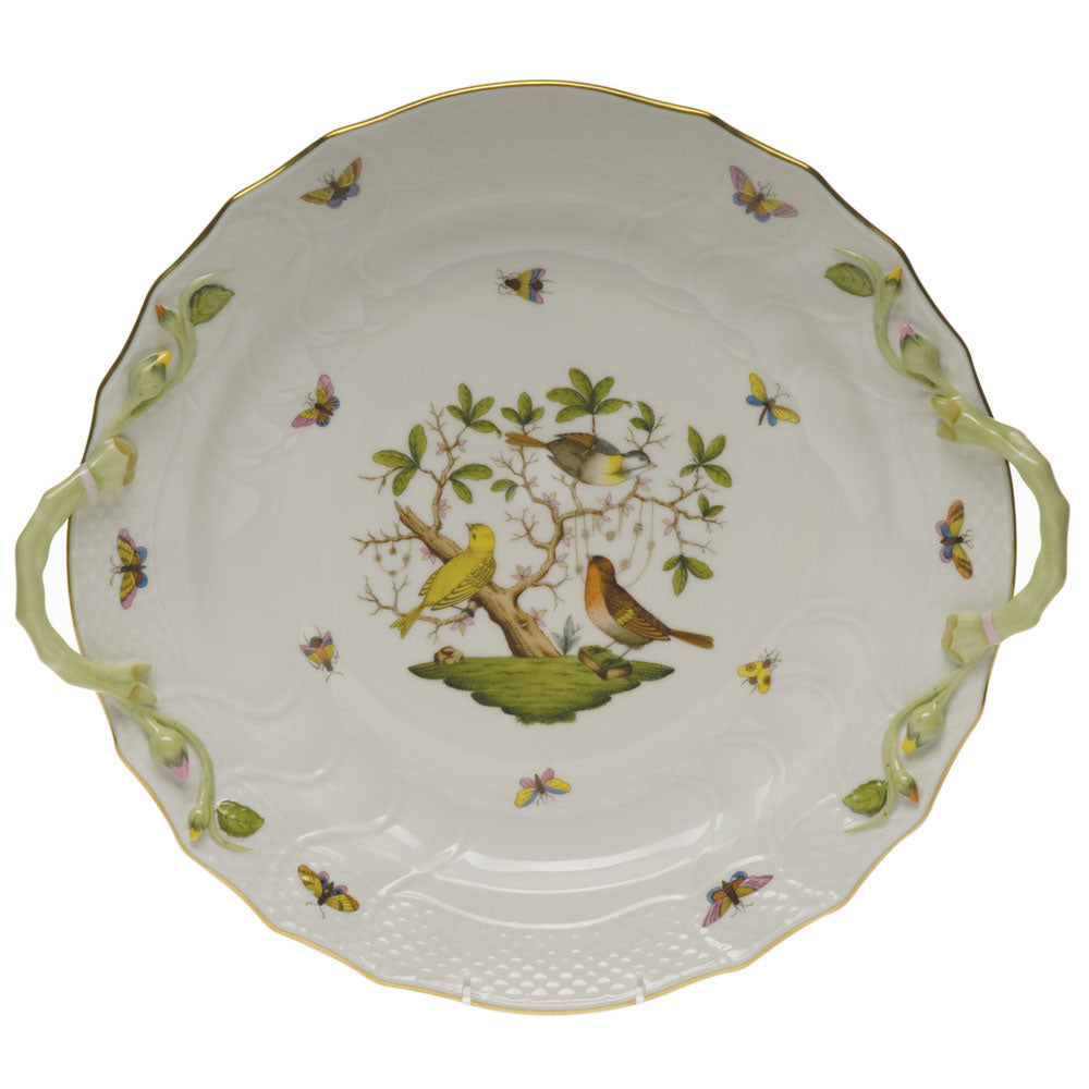 Rothschild Bird Chop Plate with Handles, 14″ diameter