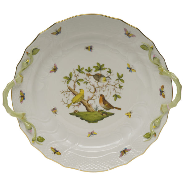 Rothschild Bird Chop Plate with Handles, 14″ diameter