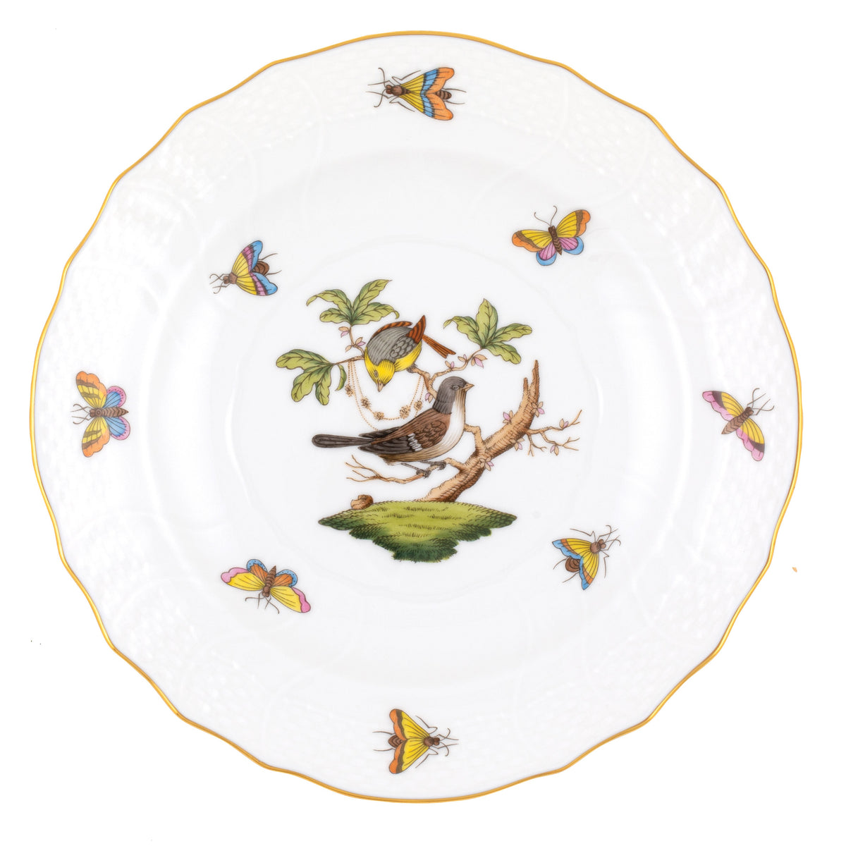 Rothschild Bird Salad Plate, Motif 1