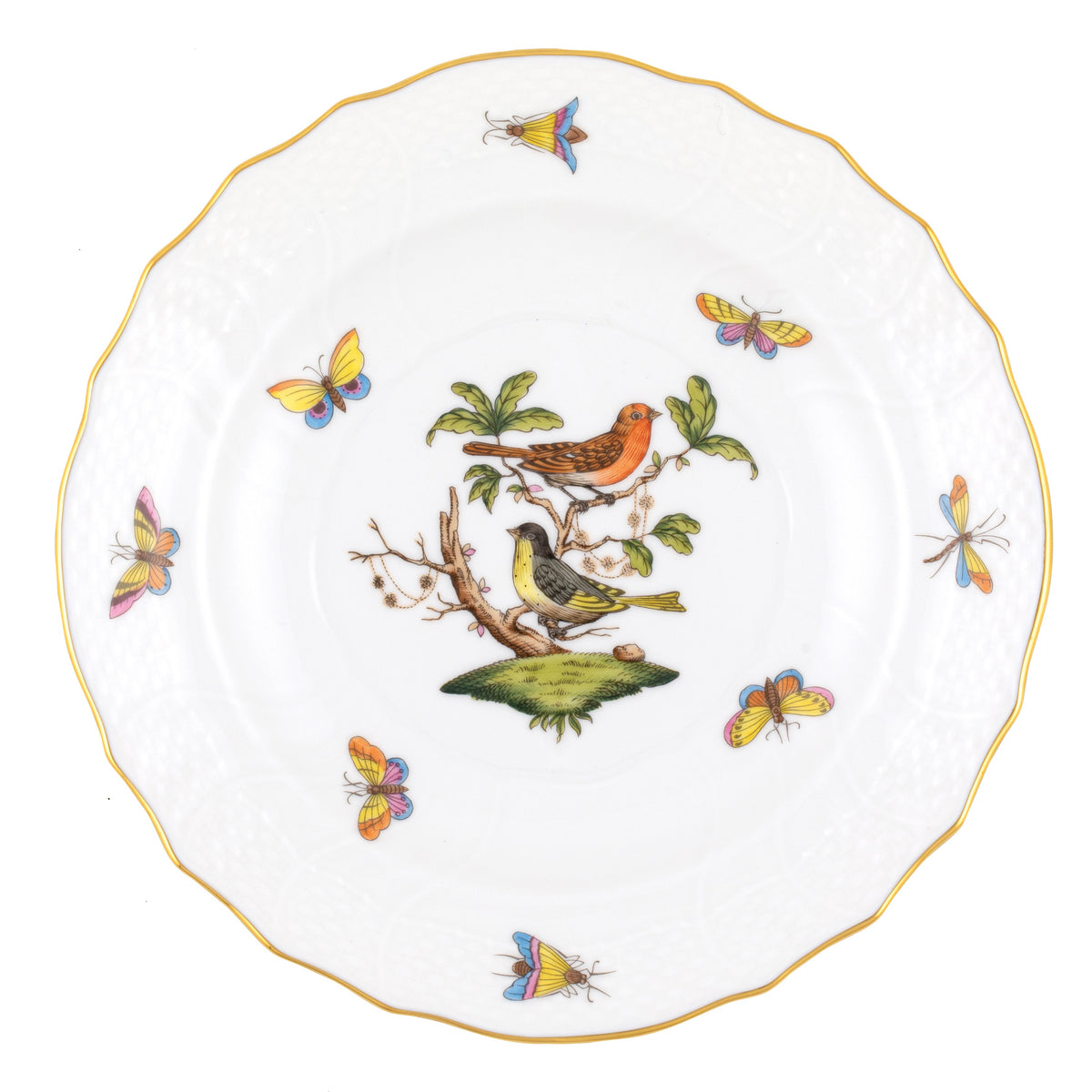 Rothschild Bird Salad Plate, Motif 3