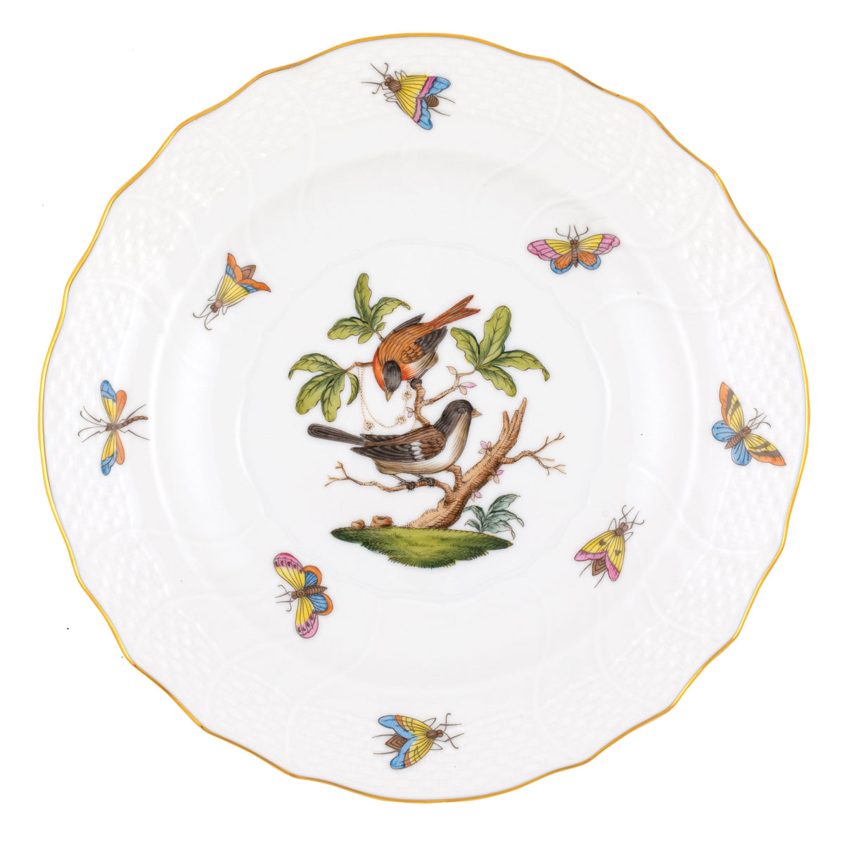Rothschild Bird Salad Plate, Motif 4