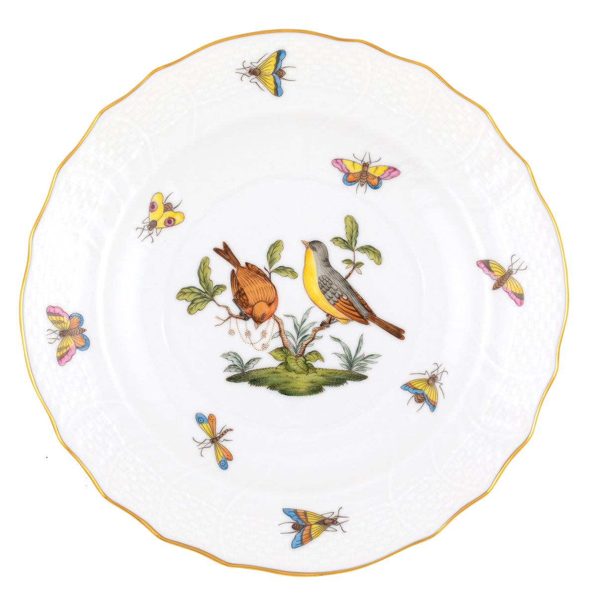 Rothschild Bird Salad Plate, Motif 7
